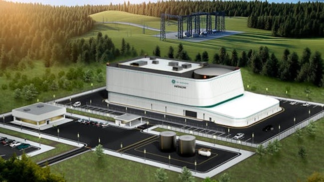 Rendering of planned Clinch River SMR project. Image credit GE Vernova Hitachi Nuclear