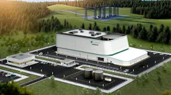 Rendering of planned Clinch River SMR project. Image credit GE Vernova Hitachi Nuclear