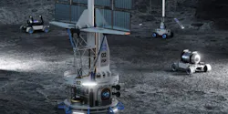 Concept art of lunar surface nuclear fission system credit Lockheed Martin Space Concept art of lunar surface nuclear fission system credit Lockheed Martin Space