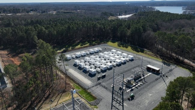 Allen BESS plant image credit Duke Energy