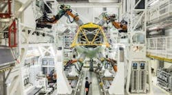 Fuselage assembly for A320 in Hamburg, Germany. Image credit Airbus Fuselage assembly for A320 in Hamburg, Germany. Image credit Airbus