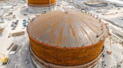 Image of tank work at Plaquemines LNG terminal. Image credit Venture Global Image of tank work at Plaquemines LNG terminal. Image credit Venture Global