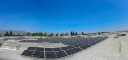Rooftop solar atop Mercedes-Benz Parts Distribution Center. Image credit EDP Renewables North America Rooftop solar atop Mercedes-Benz Parts Distribution Center. Image credit EDP Renewables North America