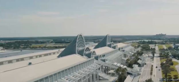 Aerial screenshot courtesy Orange County Convention Center website