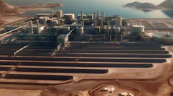 Rendering of Jordan's Port of Aqaba green ammonia export hub. Image credit Hynfa Rendering of Jordan's Port of Aqaba green ammonia export hub. Image credit Hynfa