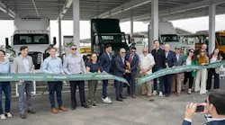 Leaders from Greenlane, Nevoya, Daimler Truck and other entities celebrated the opening of the electric truck charging station in Colton, California last year. Leaders from Greenlane, Nevoya, Daimler Truck and other entities celebrated the opening of the electric truck charging station in Colton, California last year.