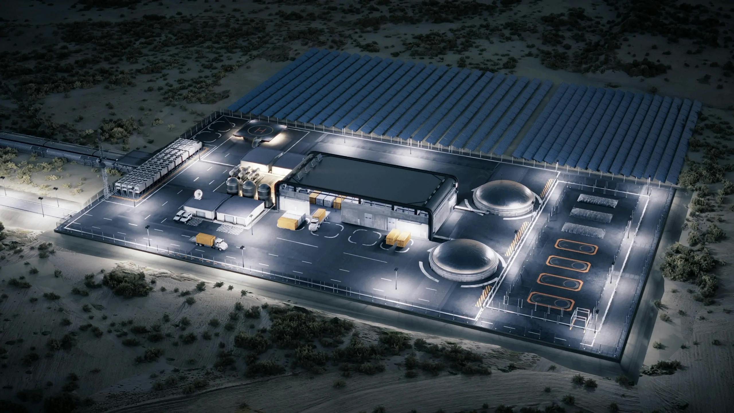 Rendering of Kronos-7 unit | NANO's advanced nuclear reactor design