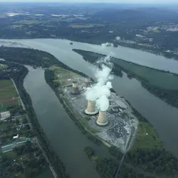 2019 aerial view of Three Mile Island. Image credit By Groupmesa - Own work/Wikimedia Commons 2019 aerial view of Three Mile Island. Image credit By Groupmesa - Own work/Wikimedia Commons