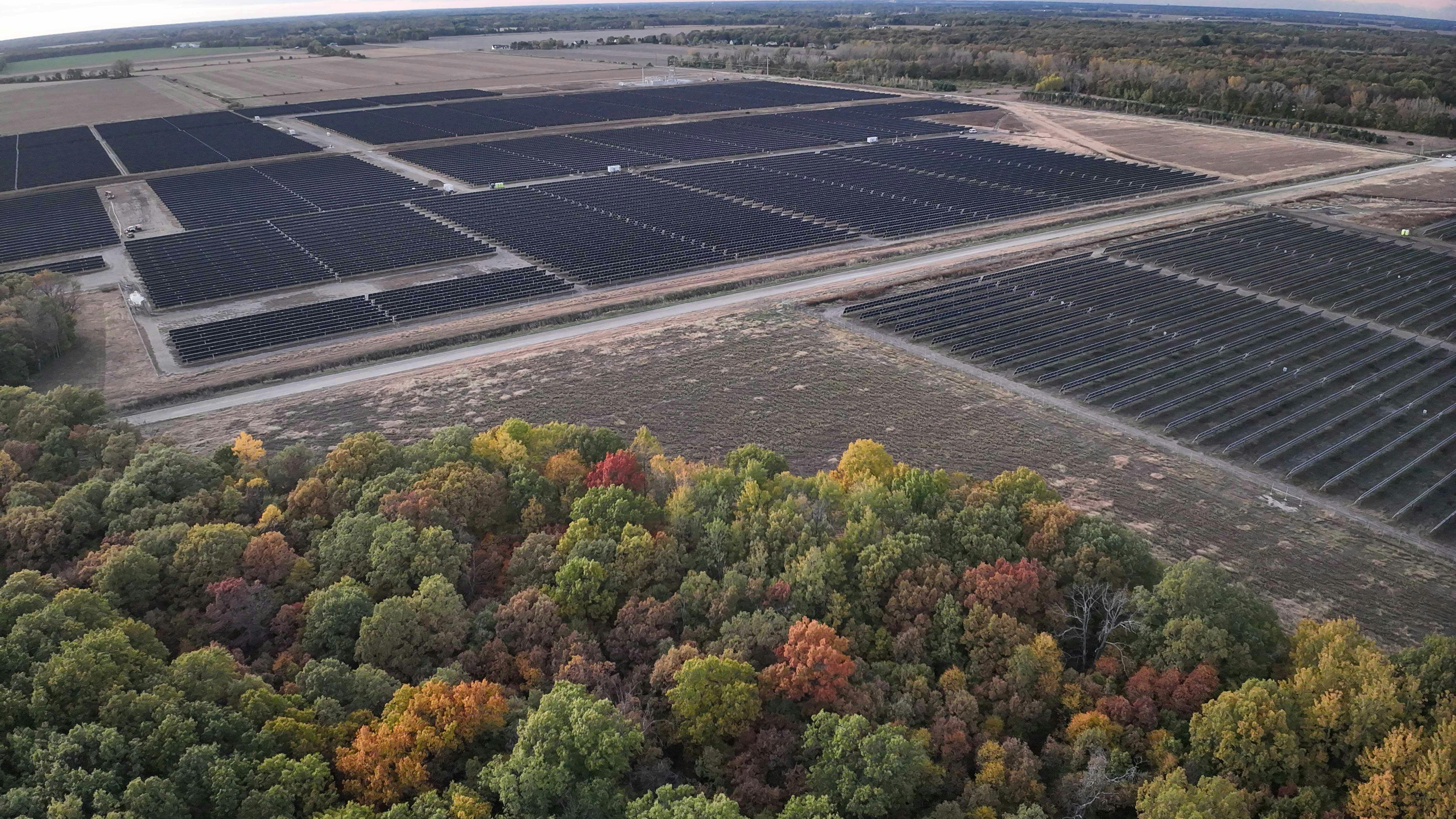The 81 MW Jasper County Solar Project in Indiana, which recently reached full commercial operation as the first project delivered under Zelestra's collaboration with Meta.