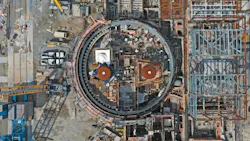Aerial view of earlier work on Vogtle nuclear expansion in Georgia. Aerial view of earlier work on Vogtle nuclear expansion in Georgia.