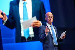 Andrea Falciai speaks at a recent conference. Image credit Accenture