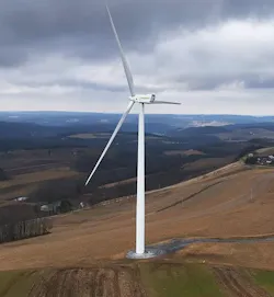 Exus’ 63 MW Cambria Wind Farm in Adams Township, Cambria County, Pa.