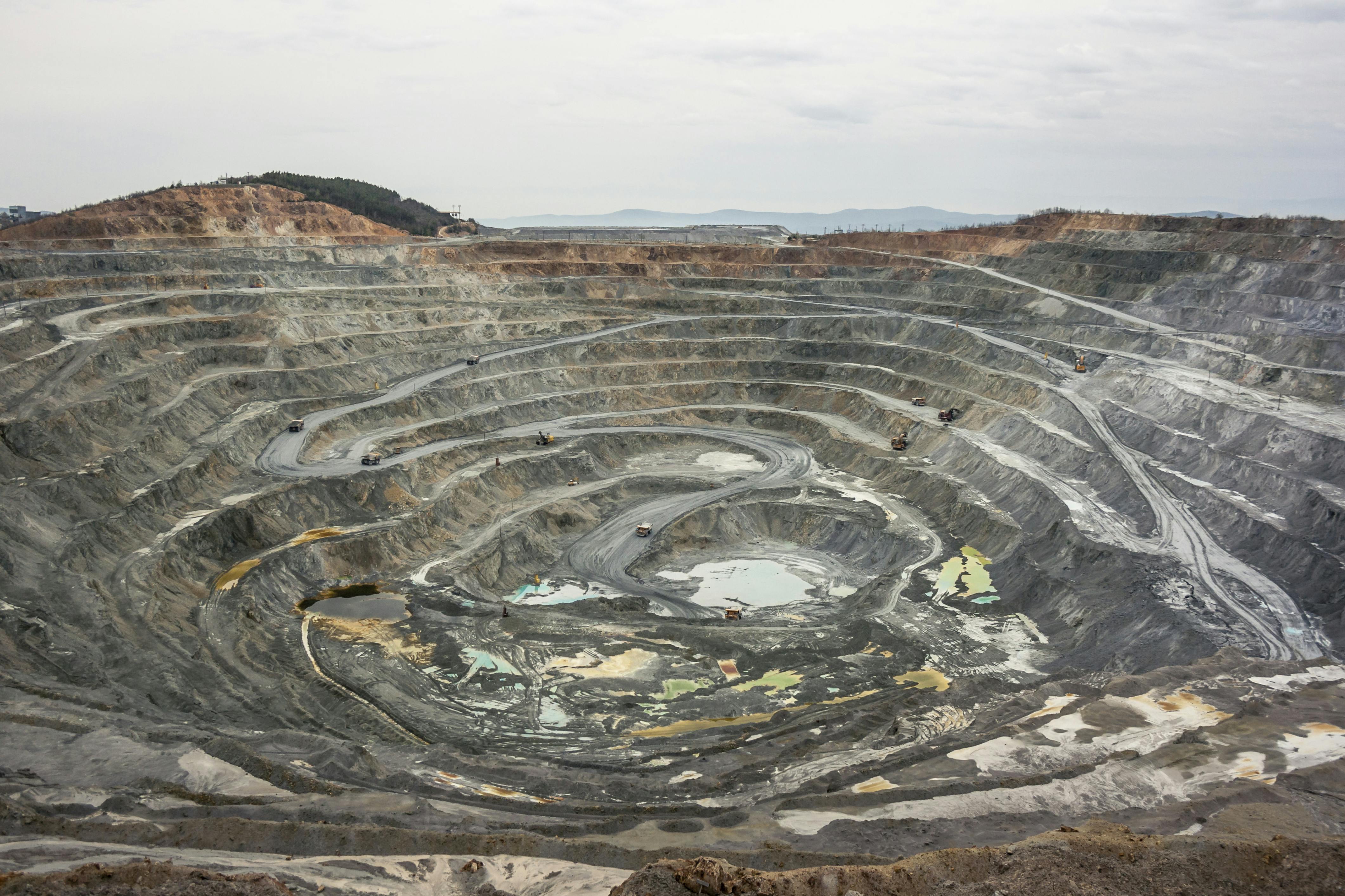 Open pit copper and nickel production mine in Bulgaria. Image credit ID 35704453 &copy; Deyan Uzunov | Dreamstime.com