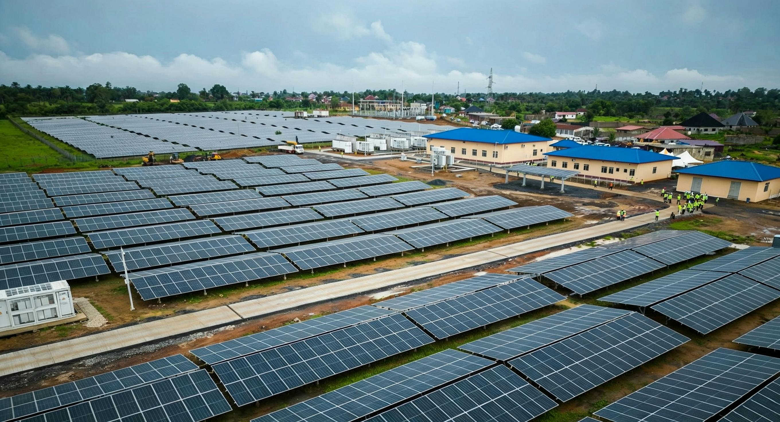 RESPITE Solar-plus-Storage Project in Sierra Leone. | Credit to: Sungrow
