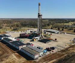 Deep Fission's test drilling site in Parsons, Kansas. Image credit Deep Fission