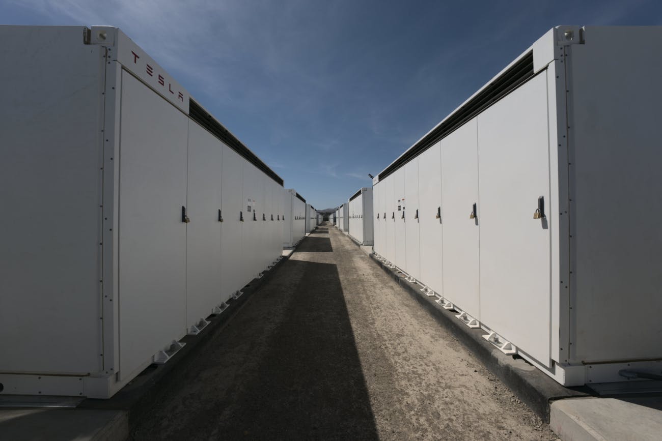 Arevon Energy's 300 MW/1,200 MWh Nighthawk Energy Storage Project in Poway, California.
