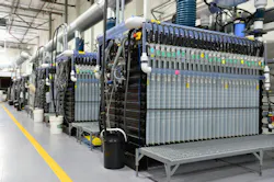 Form Energy's iron air battery technology in factory at West Virginia. Image credit: Form Energy