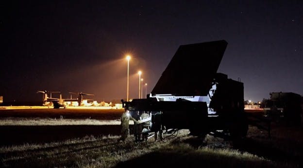 Night operations for Patriot missile system. Image credit U.S. Army