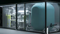 Rendering of Radiant's Kaleidos portable microreactor.