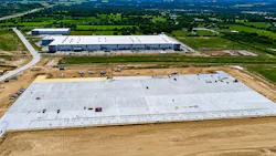 SEG's third U.S. module manufacturing facility under construction.