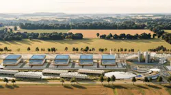 Port of Victoria nuclear and gas project concept art. Image credit Blue Energy