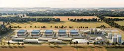 Port of Victoria nuclear and gas project concept art. Image credit Blue Energy