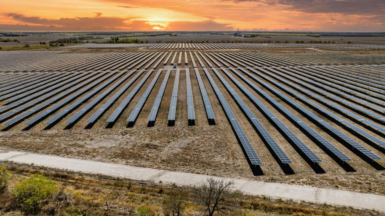 Apex's 200-MW Big Elm solar project in Bell County, Texas. | Credit: Apex Clean Energy