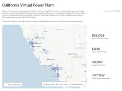 Combined output from Powerwalls and other batteries, Tesla and Sunrun delivered to California's grid during the Sept. 9 event.