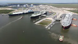 Sabine Pass LNG terminal. Image credit Cheniere Energy