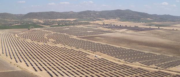 Pedroso solar project. Image credit Zelestra