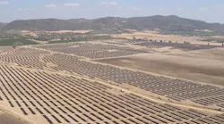 Pedroso solar project. Image credit Zelestra