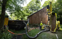 Geothermal drilling image credit Dandelion Energy