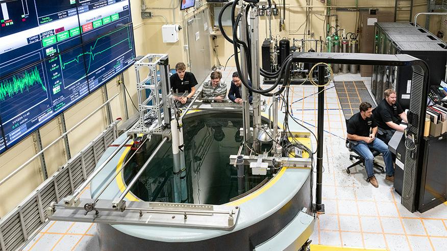Photo of the PUR-1 facility, which is designated as the core experimental and regulatory Hub for the New Nuclear Academic Consortium. | Credit: Purdue University