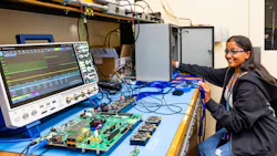 An intern at the Oak Ridge National Laboratory in East Tennessee working on advanced hardware.