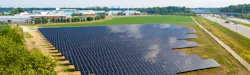 First Solar Series 6 Module solar array installed at the Penta Career Center campus in Perrysburg, Ohio. Image Credit First Solar